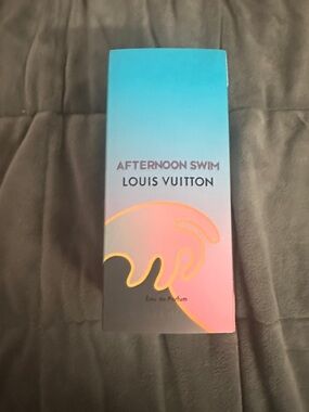 Louis Vuitton Afternoon Swim Ombre Blue Pink Box with Gold Wave
